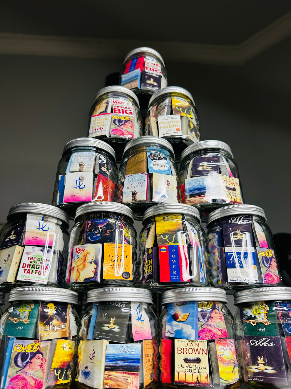 Mini Anime & Manga Books in Glass Jar – Otaku Gift & Decor