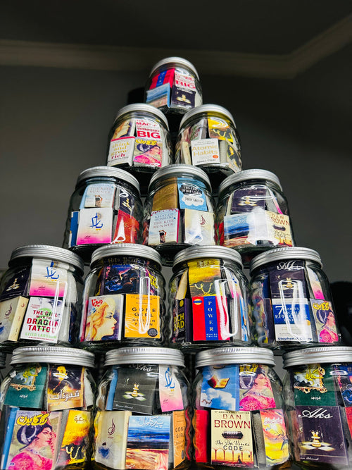 Mini Anime & Manga Books in Glass Jar – Otaku Gift & Decor