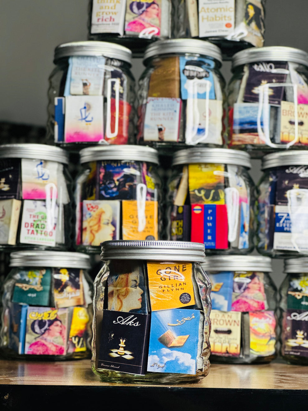 Mini Anime & Manga Books in Glass Jar – Otaku Gift & Decor